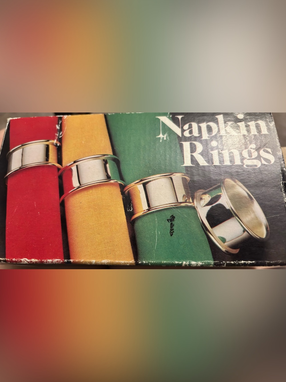 Silver Napkin Rings Set